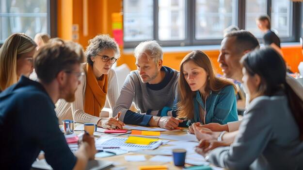 Diverse Participants Engaged in Stakeholder-Centric Workshop photo