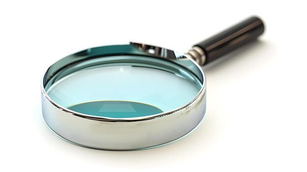 Magnifying Glass Icon Focusing on Tiny Detail for Search,Focus,and Analysis photo