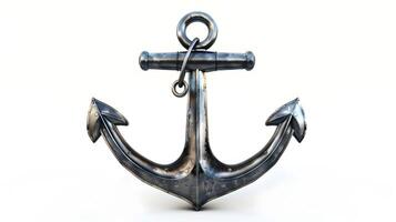 Sturdy Metallic Anchor Icon Symbolizing Stability and Security in Nautical and Maritime Settings photo