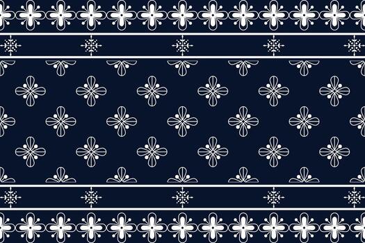 An elegant and symmetrical pattern with ornate floral and cross motifs vector