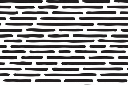 Seamless Hand-drawn irregular horizontal stripe seamless pattern vector