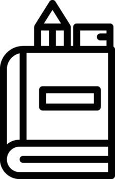 libro, bolígrafo, regla icono. sencillo Delgado línea, contorno de libro íconos para ui y ux, sitio web o móvil solicitud en oscuro azul degradado antecedentes en el antecedentes de un ligero mapa vector