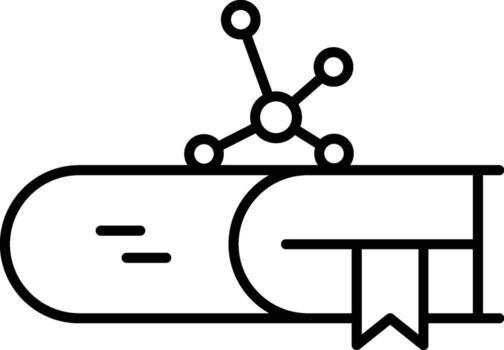 biology, book icon. Simple thin line, outline of Biology icons for UI and UX, website or mobile application on white background vector