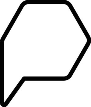 notificación alerta icono. sencillo Delgado línea, contorno de charla burbuja íconos para ui y ux, sitio web o móvil solicitud en blanco antecedentes vector