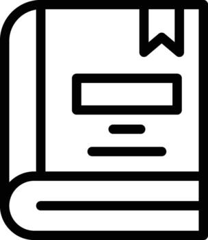 de tapa dura libro icono. sencillo Delgado línea, contorno de libro íconos para ui y ux, sitio web o móvil solicitud en oscuro azul degradado antecedentes en el antecedentes de un ligero mapa vector