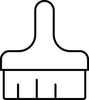brush, painting icon. Simple thin line, outline of Construction tools icons for UI and UX, website or mobile application on white background vector