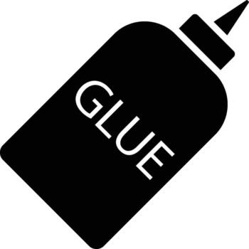 glue icon. Element of education icon for mobile concept and web apps. Web Premium quality graphic design. Signs, simple illustrator for websites, web design, mobile app on white background vector