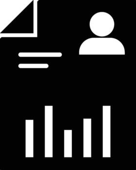 contract, cv icon. Simple glyph of business set for UI and UX, website or mobile application on white background on white background vector