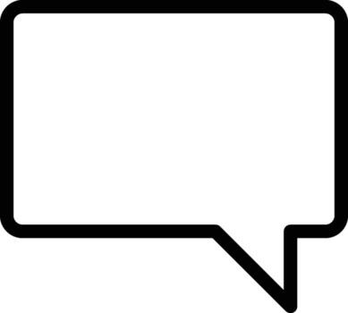 typing dots icon. Simple thin line, outline of chat bubble icons for UI and UX, website or mobile application on white background vector