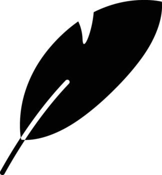 aislado punta icono. penacho elemento lata ser usado para punta, pluma, bolígrafo diseño concepto. en blanco antecedentes vector