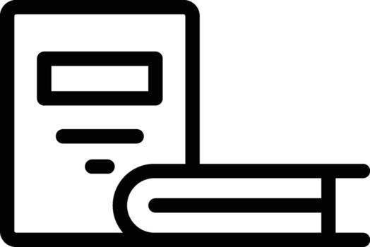 biblioteca libros icono. sencillo Delgado línea, contorno de libro íconos para ui y ux, sitio web o móvil solicitud en oscuro azul degradado antecedentes en el antecedentes de un ligero mapa vector