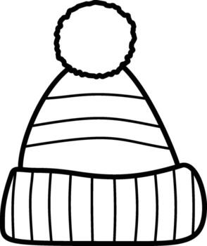 calentar sombrero icono. sencillo contorno de otoño conjunto para ui y ux, sitio web o móvil solicitud en blanco antecedentes en blanco antecedentes en el antecedentes de un ligero mapa vector