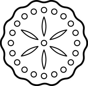 tarta icono. sencillo contorno de otoño conjunto para ui y ux, sitio web o móvil solicitud en blanco antecedentes en blanco antecedentes en el antecedentes de un ligero mapa vector