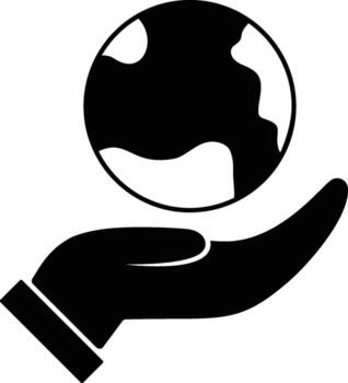 business, global icon. Simple glyph of business set for UI and UX, website or mobile application on white background on white background vector