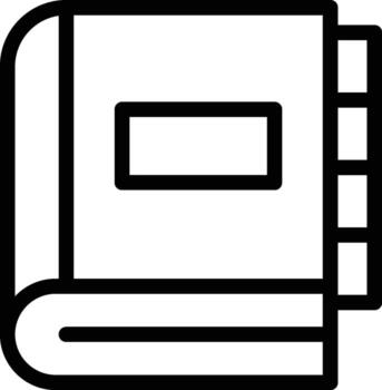 planificador libro icono. sencillo Delgado línea, contorno de libro íconos para ui y ux, sitio web o móvil solicitud en oscuro azul degradado antecedentes en el antecedentes de un ligero mapa vector