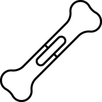 mount, bone, steel, metal icon. Simple thin line, outline of Bone injury icons for UI and UX, website or mobile application vector