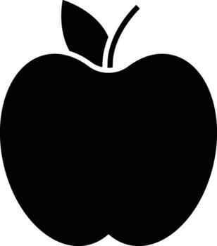 Apple Icon. Element of education icon for mobile concept and web apps. Web Premium quality graphic design. Signs, simple illustrator for websites, web design, mobile app on white background vector