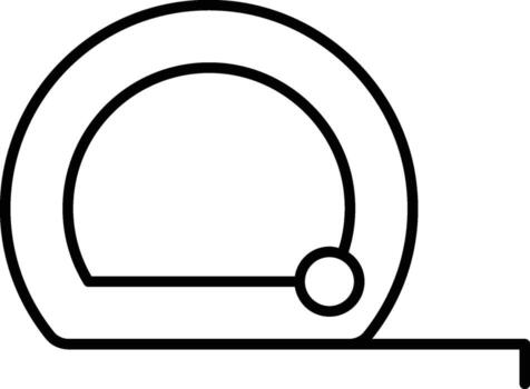 meter, gauge icon. Simple thin line, outline of Construction tools icons for UI and UX, website or mobile application vector