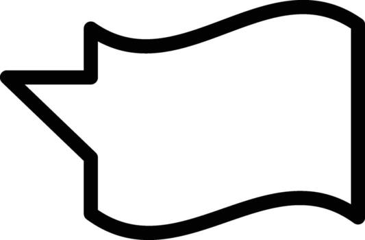 quote bubble icon. Simple thin line, outline of chat bubble icons for UI and UX, website or mobile application on white background vector