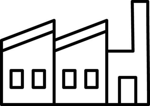 depósito, edificio icono. sencillo Delgado línea, contorno de edificios íconos para ui y ux, sitio web o móvil solicitud en oscuro azul degradado antecedentes en el antecedentes de un ligero mapa vector