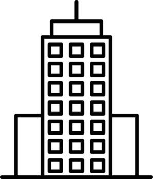 library, building icon. Simple thin line, outline of Buildings icons for UI and UX, website or mobile application on dark blue gradient background on the background of a light map vector