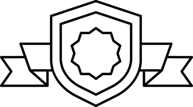 Award, rosette icon. Simple thin line, outline of awards icons for ui and ux, website or mobile application on white background vector