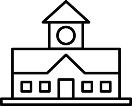 oficina edificio icono. sencillo Delgado línea, contorno de edificios íconos para ui y ux, sitio web o móvil solicitud en oscuro azul degradado antecedentes en el antecedentes de un ligero mapa vector