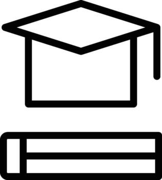 libro, sombrero icono. sencillo Delgado línea, contorno de libro íconos para ui y ux, sitio web o móvil solicitud en oscuro azul degradado antecedentes en el antecedentes de un ligero mapa vector