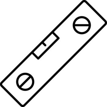 balance, level icon. Simple thin line, outline of Construction tools icons for UI and UX, website or mobile application on white background vector