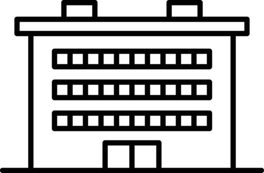 synagogue, building icon. Simple thin line, outline of Buildings icons for UI and UX, website or mobile application on dark blue gradient background on the background of a light map vector