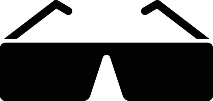 3d glasses icon. Simple glyph of cinema for UI and UX, website or mobile application on white background vector