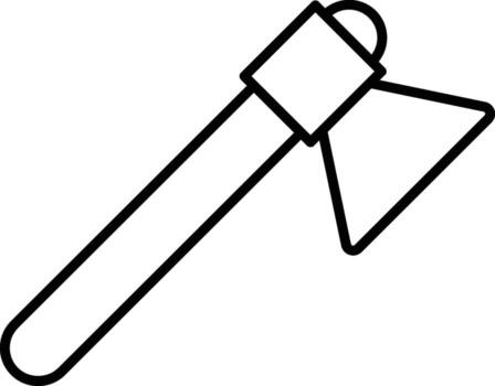 axe icon. Simple thin line, outline of Construction tools icons for UI and UX, website or mobile application on white background vector