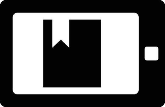 e-reader icon. Element of education icon for mobile concept and web apps. Web Premium quality graphic design. Signs, simple illustrator for websites, web design, mobile app on white background vector