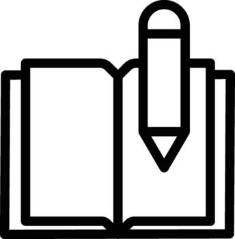 libro, bolígrafo icono. sencillo Delgado línea, contorno de libro íconos para ui y ux, sitio web o móvil solicitud en oscuro azul degradado antecedentes en el antecedentes de un ligero mapa vector