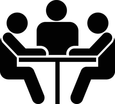 business, businessman icon. Simple glyph of business set for UI and UX, website or mobile application on white background on white background vector