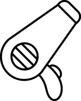 minimalista secadora aparato contorno icono con Delgado líneas en ligero mapa antecedentes para ui y ux diseño vector