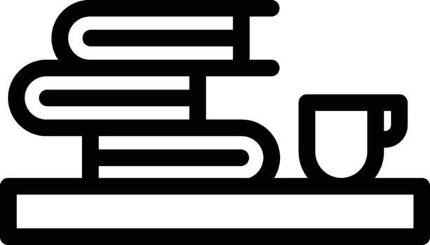 libro, taza, té icono. sencillo Delgado línea, contorno de libro íconos para ui y ux, sitio web o móvil solicitud en oscuro azul degradado antecedentes en el antecedentes de un ligero mapa vector