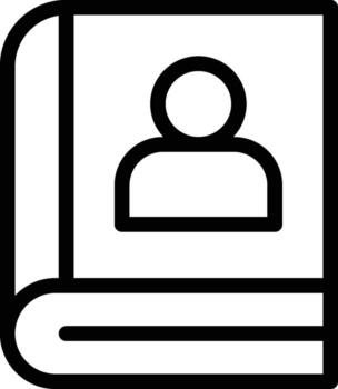 libro, mans icono. sencillo Delgado línea, contorno de libro íconos para ui y ux, sitio web o móvil solicitud en oscuro azul degradado antecedentes en el antecedentes de un ligero mapa vector