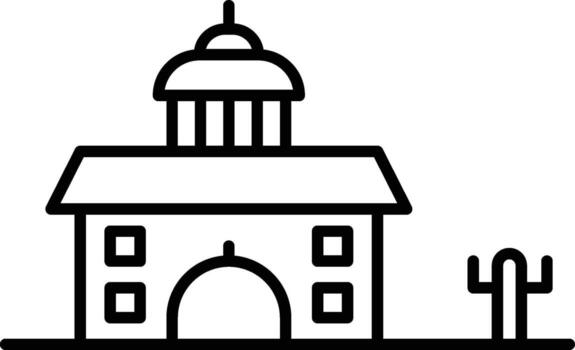 aeropuerto terminal icono. sencillo Delgado línea, contorno de edificios íconos para ui y ux, sitio web o móvil solicitud en oscuro azul degradado antecedentes en el antecedentes de un ligero mapa vector