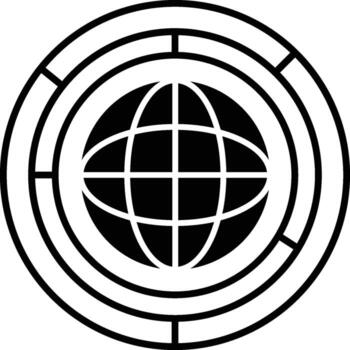 big, business icon. Simple glyph of business set for UI and UX, website or mobile application on white background on white background vector