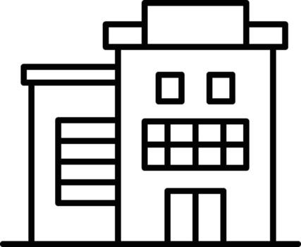 casa de pueblo icono. sencillo Delgado línea, contorno de edificios íconos para ui y ux, sitio web o móvil solicitud en oscuro azul degradado antecedentes en el antecedentes de un ligero mapa vector