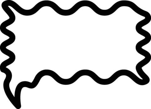 review bubble icon. Simple thin line, outline of chat bubble icons for UI and UX, website or mobile application on white background vector