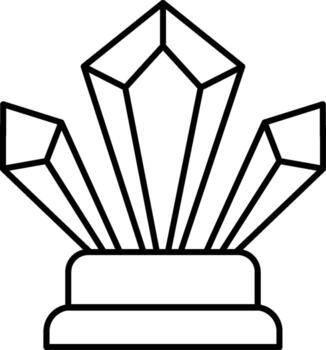 Award, victory figurine icon. Simple thin line, outline of awards icons for ui and ux, website or mobile application on white background vector