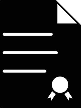 A basic diploma icon in format.On white backgound vector