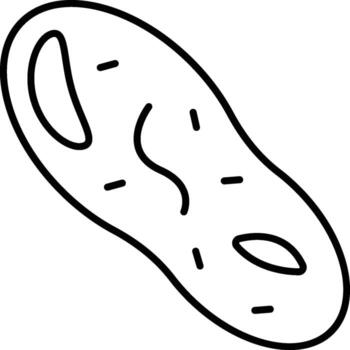 paramecium iconicon. Simple thin line, outline of Biology icons for UI and UX, website or mobile application on white background vector