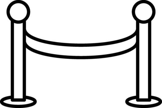 tape, fance icon. Simple thin line, outline of movie, cinema, film, screen, flicks icons for UI and UX, website or mobile application on white background vector