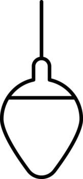 pendulum, balance icon. Simple thin line, outline of Construction tools icons for UI and UX, website or mobile application on white background vector