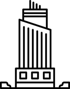 chapel, building icon. Simple thin line, outline of Buildings icons for UI and UX, website or mobile application on dark blue gradient background on the background of a light map vector