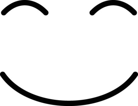 smiling, face, with, smiling, eyes icon. Simple thin line, outline of Emotion icons for UI and UX, website or mobile application on white background vector