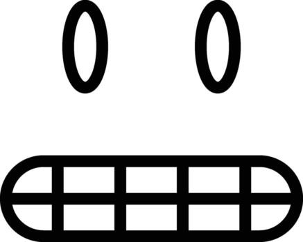 zipper-mouth, face icon. Simple thin line, outline of Emotion icons for UI and UX, website or mobile application on white background vector